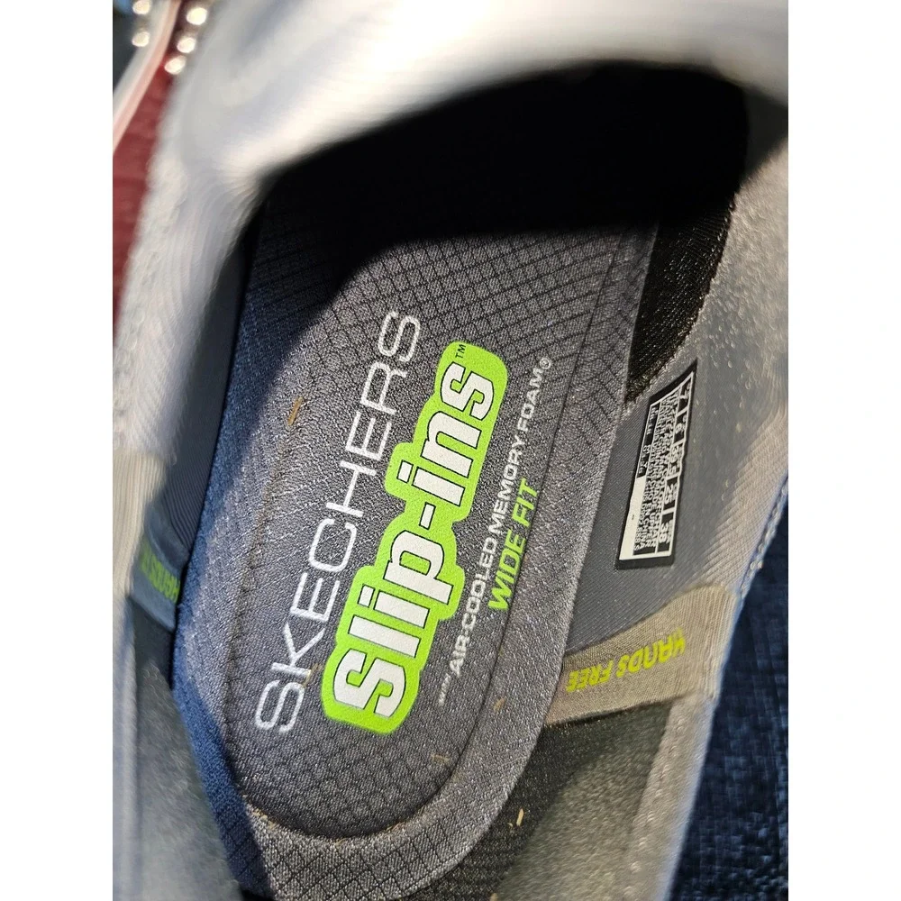 Skechers Slip-ins Summits High Range Mens 7 Charcoal New Wide Fit 232457W